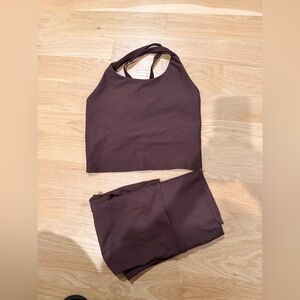 Old Navy Active Brown Workout Set